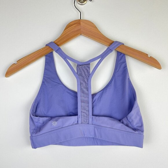 Women’s Athleta Ultimate Lavendar Racer Back Sports Bra - size XS - Picture 4 of 7